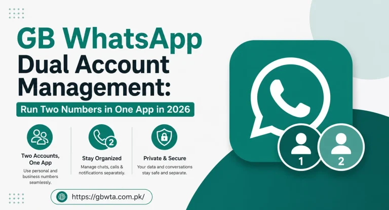 GB WhatsApp Dual Account management